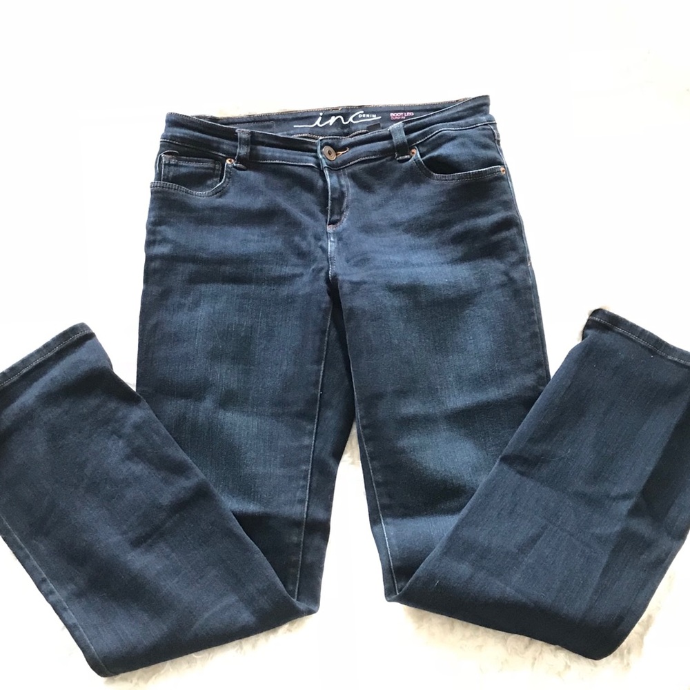 Inc boot leg jeans curvy fit